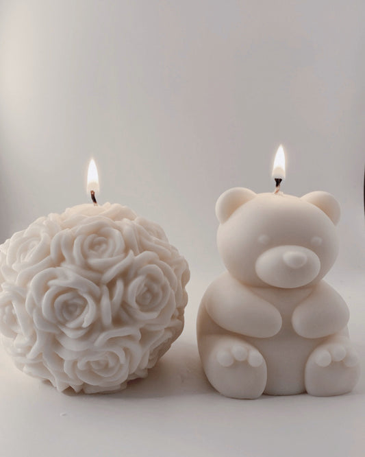 Teddy Bear Candle