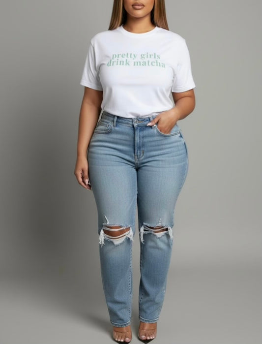 Pretty Girls Drink Matcha T shirts