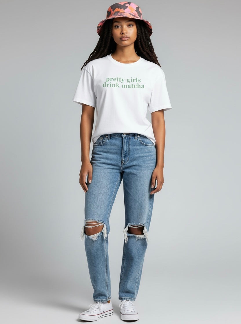 Pretty Girls Drink Matcha T shirts