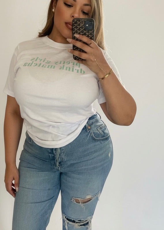 Pretty Girls Drink Matcha T shirts