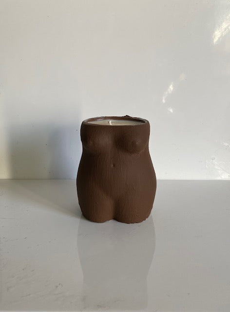 Handmade Concrete Body Candle image 1